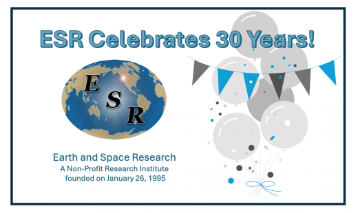 ESR celebrates 30 years – Earth and Space Research